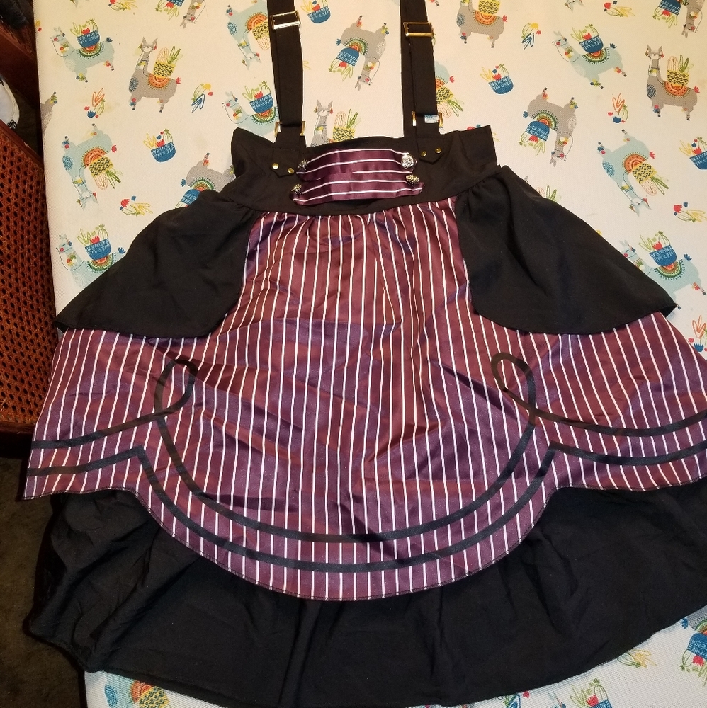 Wine red lolita skirt